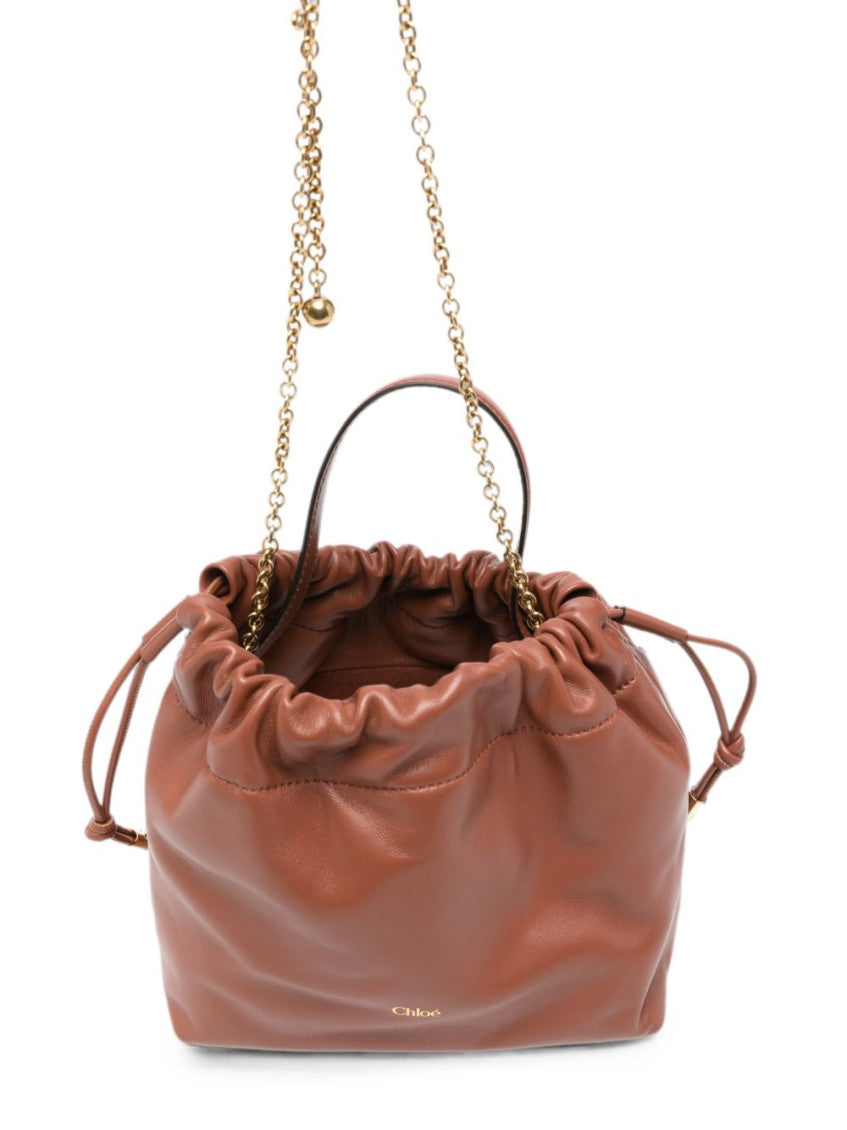 Brown Icons Mini Bucket Bag 4