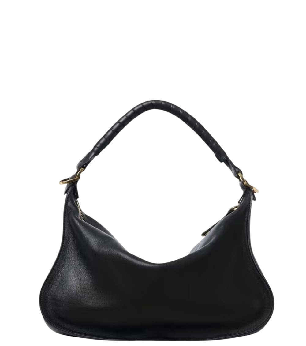 Black Marcie Large Shoulder Bag 3