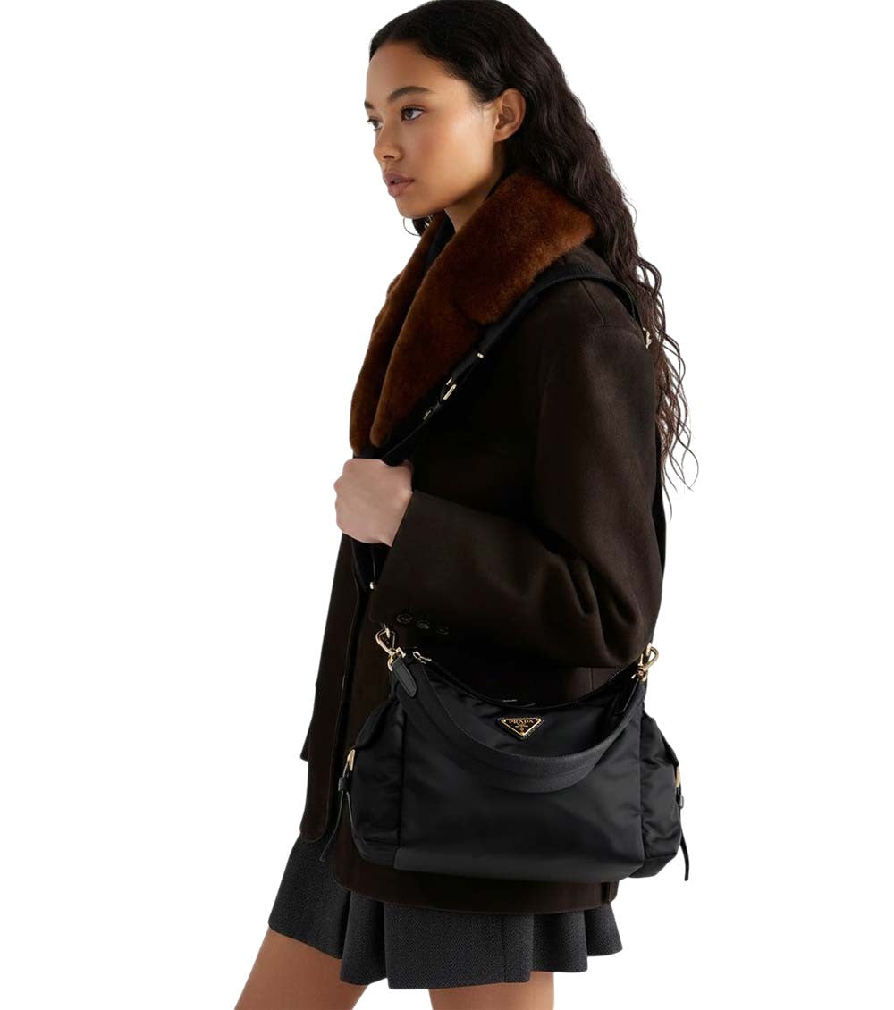 Black Explore Large Shoulder Bag 5