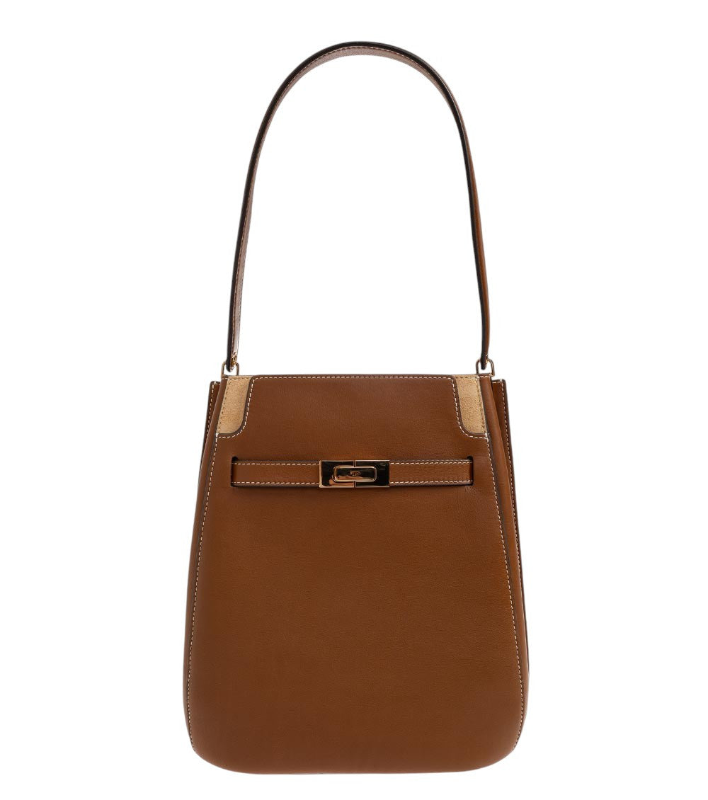 Brown Lee Radziwill Medium Bucket Bag 1