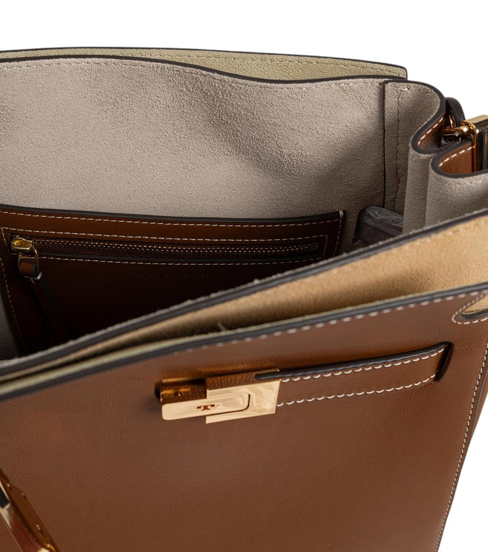 Brown Lee Radziwill Medium Bucket Bag 3