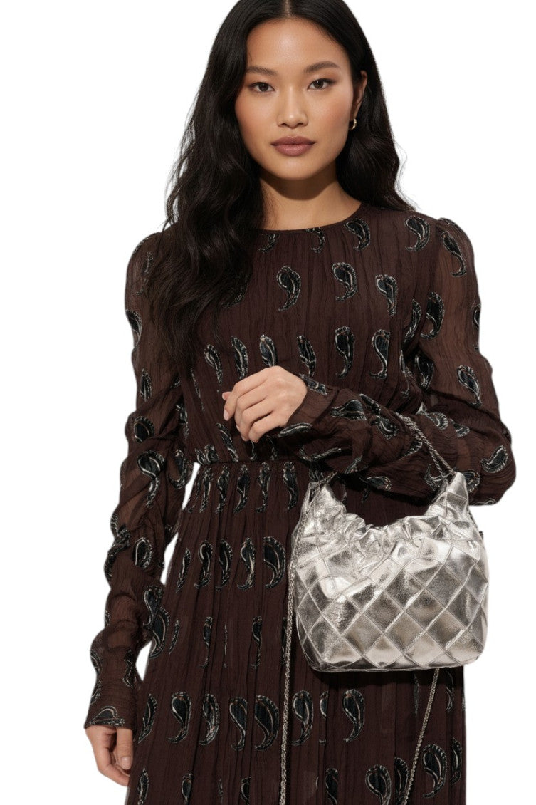Silver Fleming Mini Hobo 5