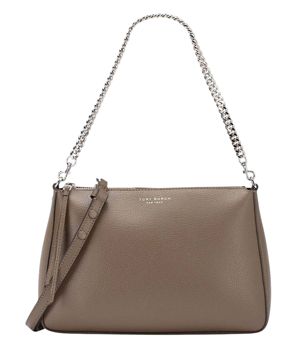 Taupe Perry Medium Shoulder Bag 1