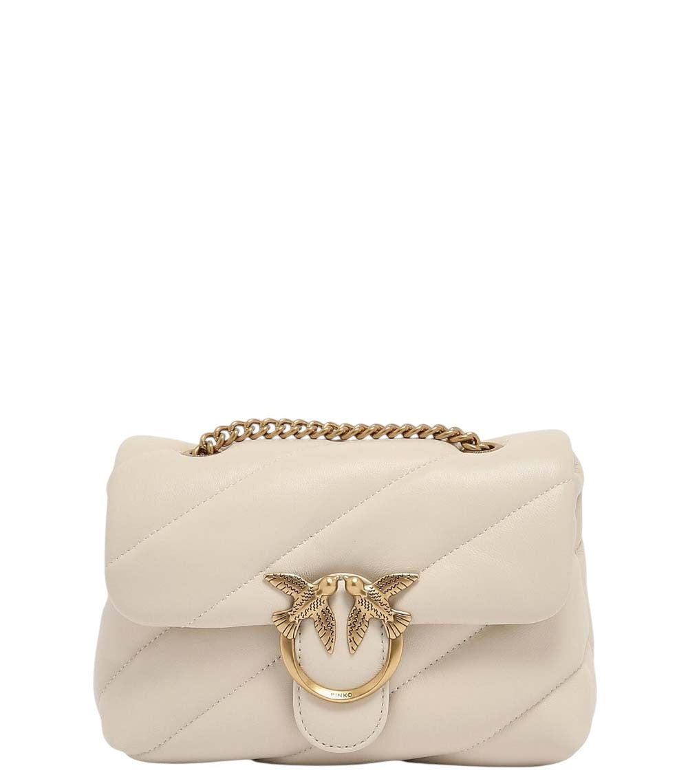 Beige Love Small Shoulder Bag 1