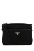 Black Re-Nylon crossbody bag 1