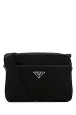 Black Re-Nylon crossbody bag 1