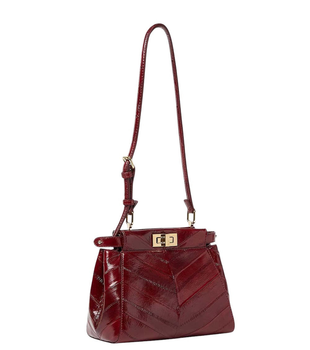Maroon My Peekaboo XS Shoulder Bag 2