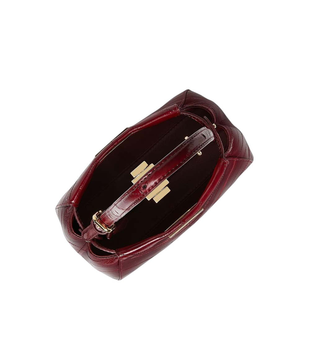 Maroon My Peekaboo XS Shoulder Bag 4