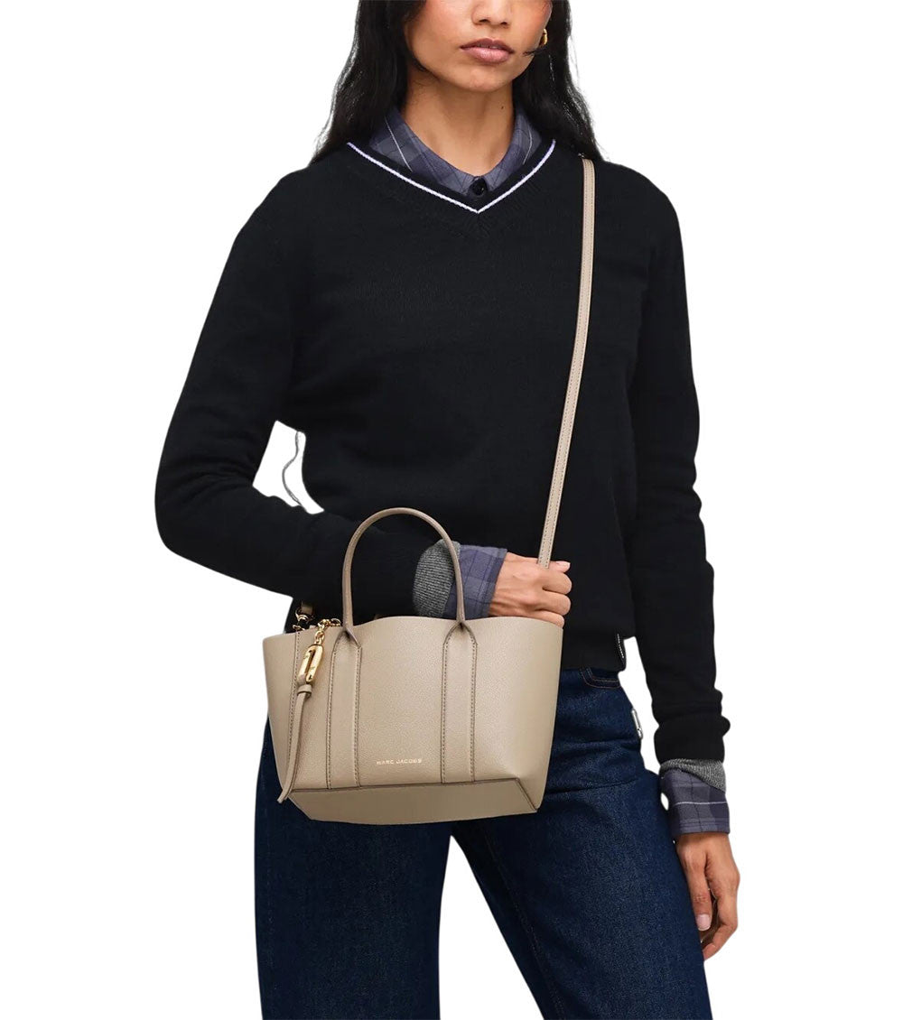 Beige The Pop J Work Small Tote 4