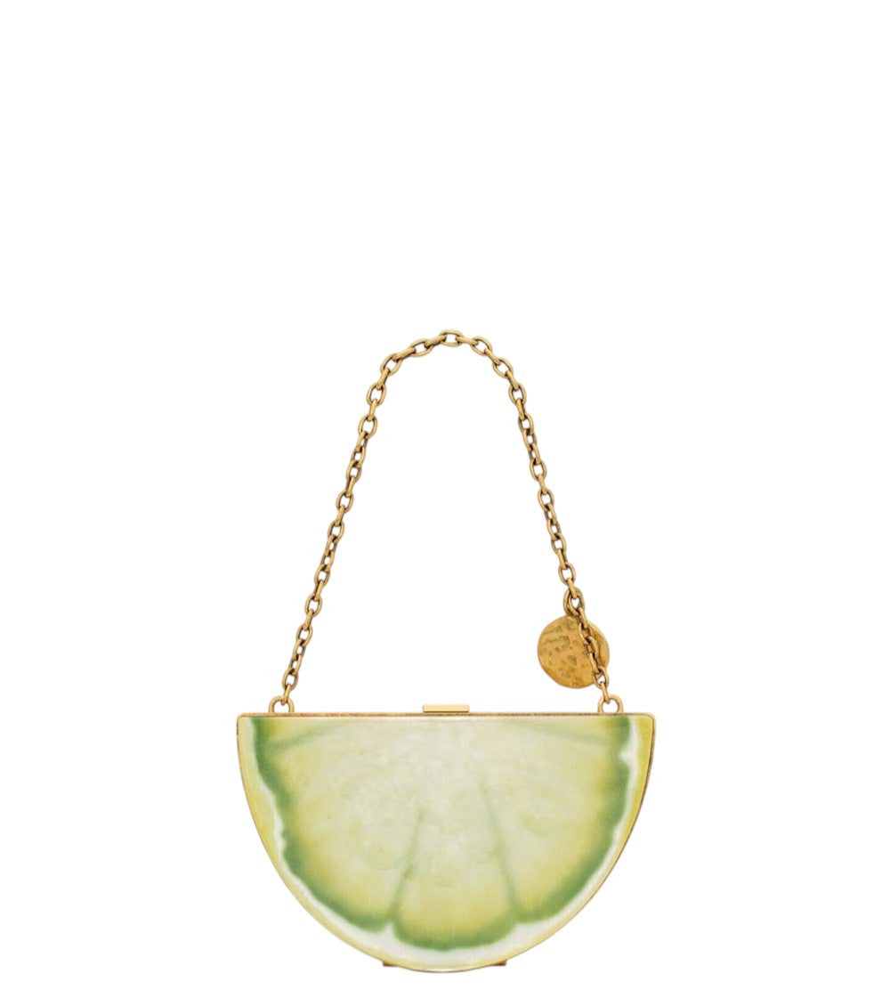 Multicolor Lemon Mini Clutch 3