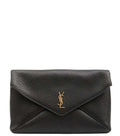 Black Logo Envelope Large Clutch 1