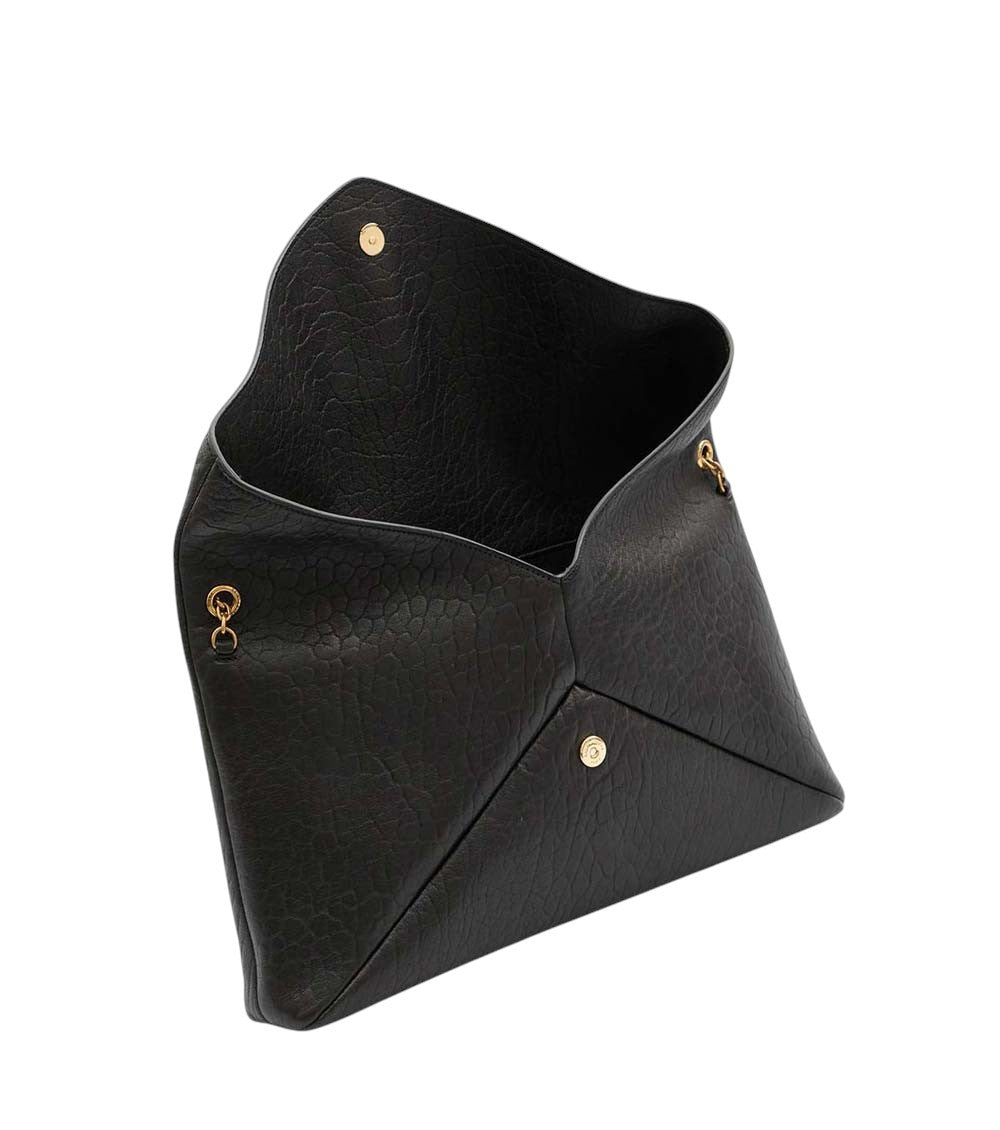 Black Logo Envelope Large Clutch 3