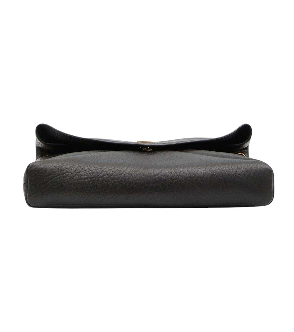 Black Logo Envelope Large Clutch 4