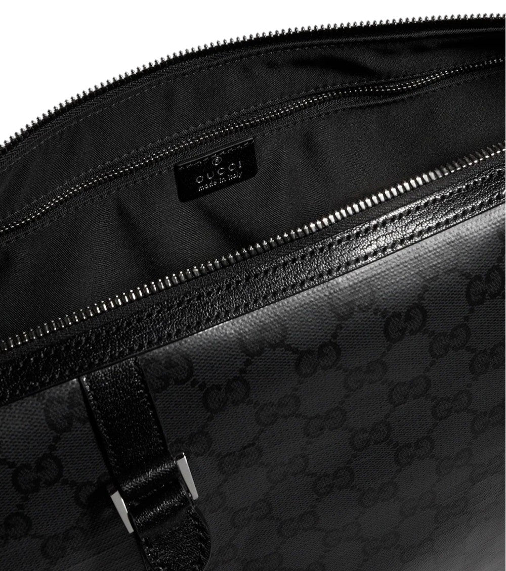 Black Essence Classic Medium Briefcase Bag 3