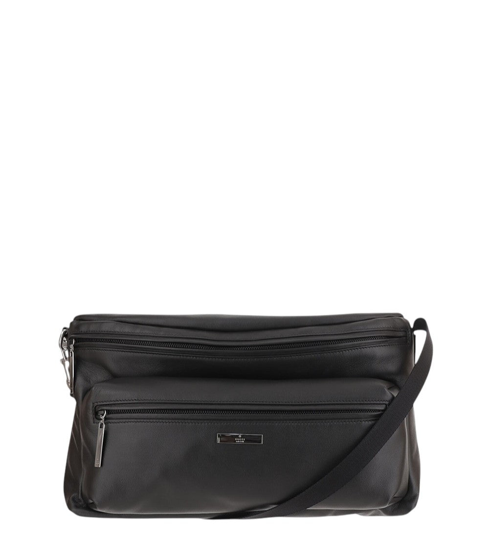 Black Tag medium crossbody bag 1