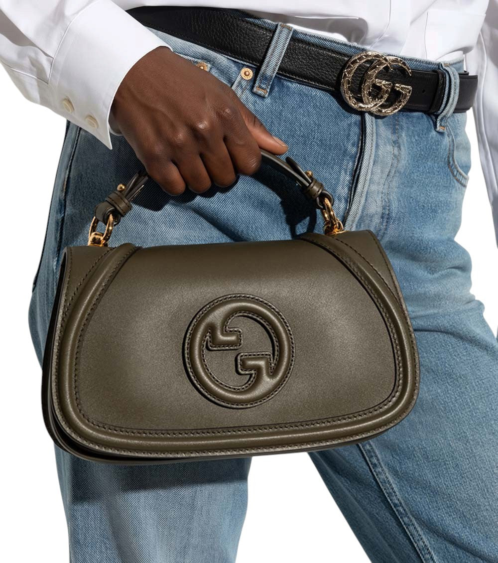 Green Blondie Medium Crossbody Bag 4