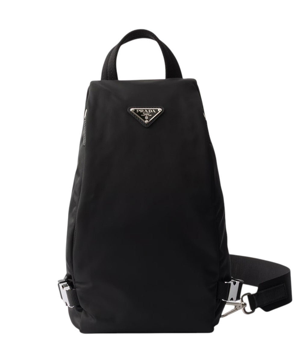 Black Logo Large Crossbody Bag 1