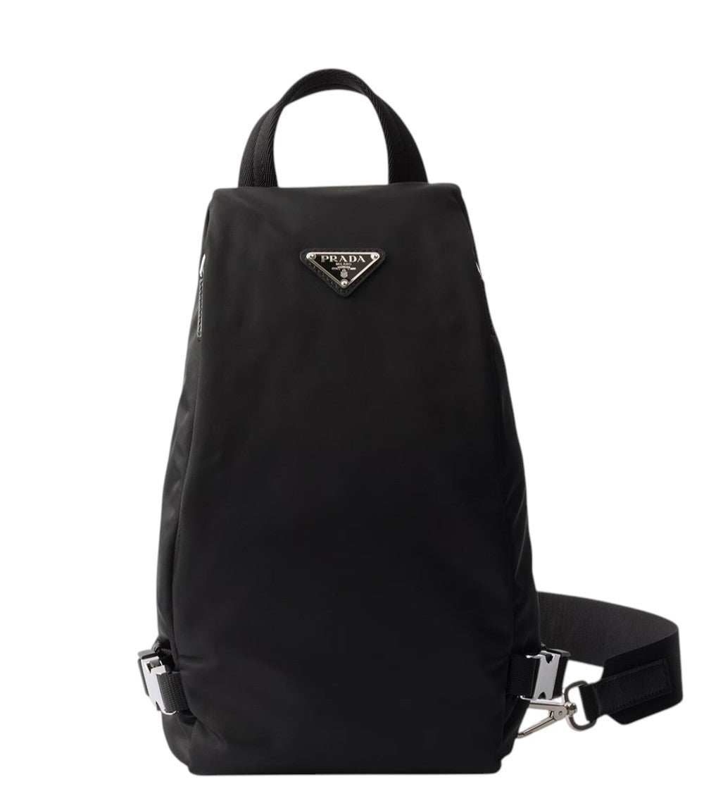 Black Logo Large Crossbody Bag 1