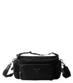 Black Logo Medium Crossbody Bag 1