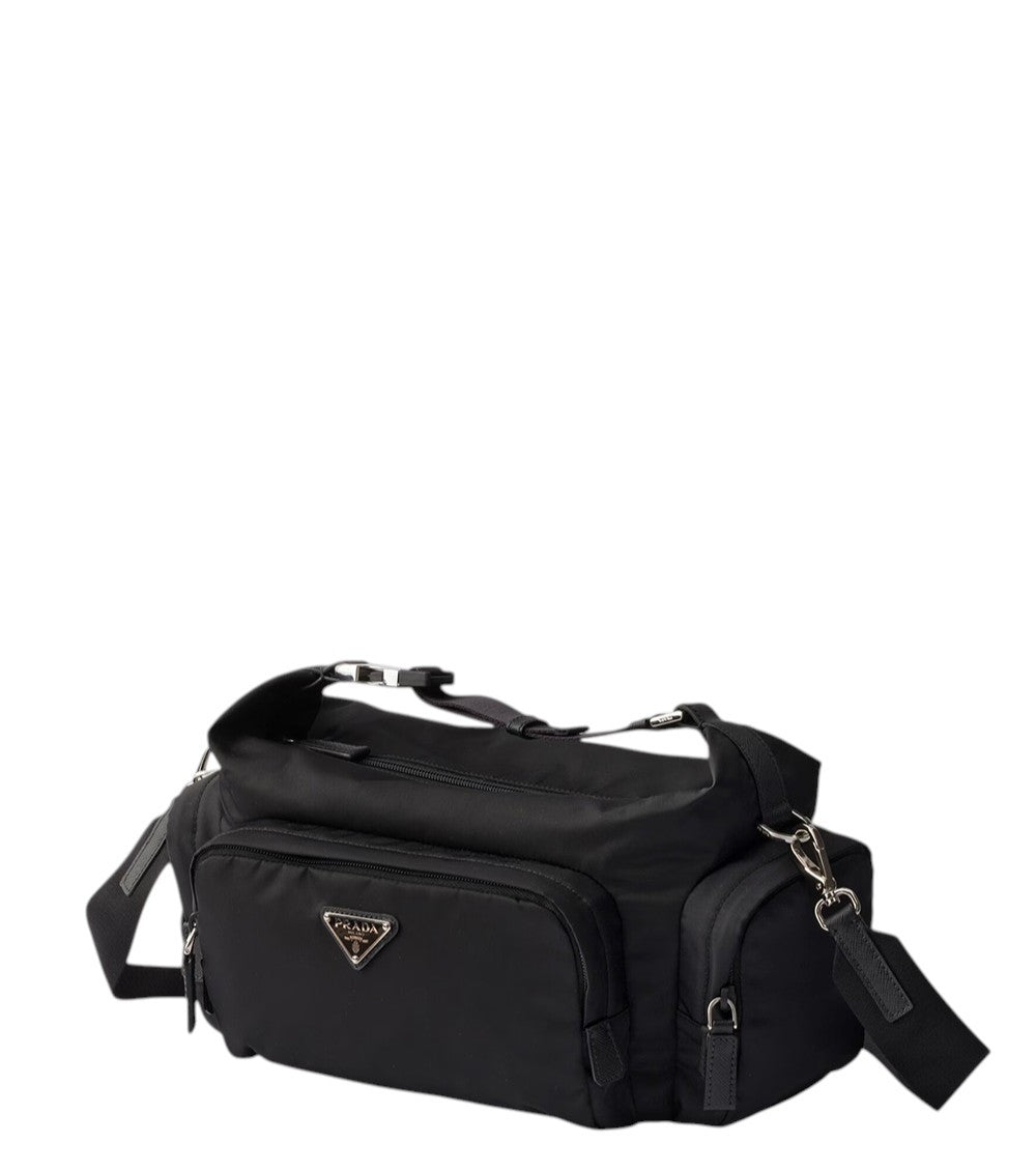 Black Logo Medium Crossbody Bag 2