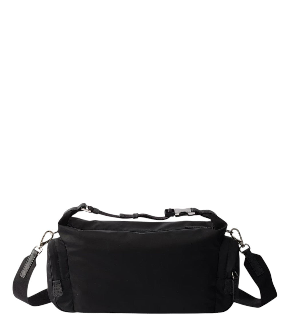 Black Logo Medium Crossbody Bag 3