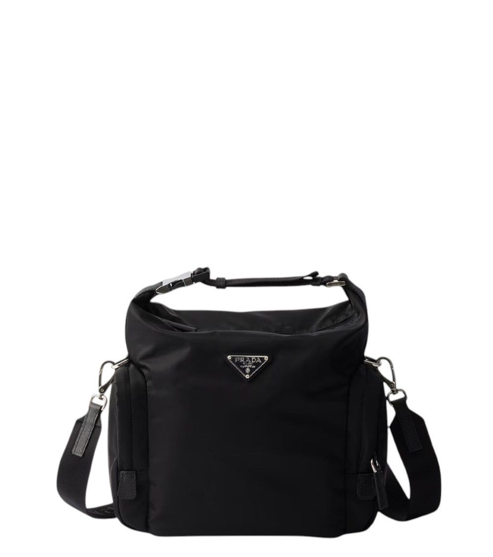 Black Logo Medium Crossbody Bag 1