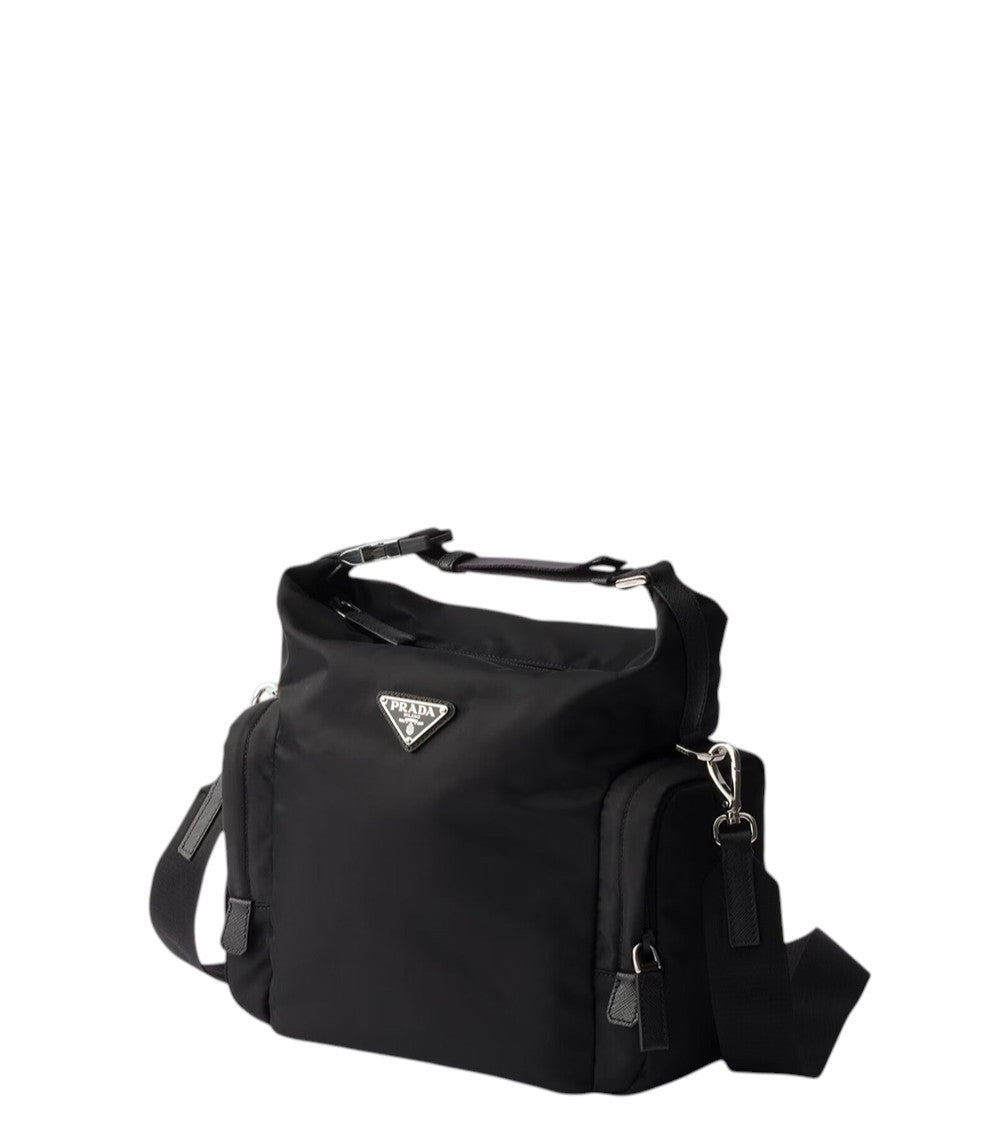 Black Logo Medium Crossbody Bag 2