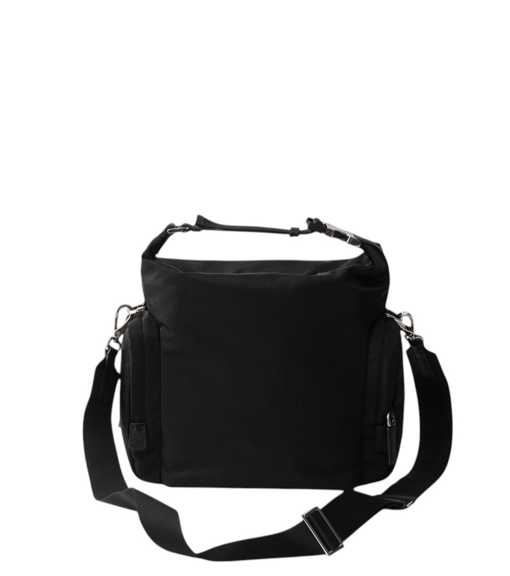 Black Logo Medium Crossbody Bag 3