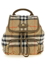 Beige Horseshoe Mini Backpack 1