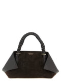 Dark Brown Scarf Satchel 1