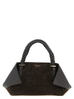 Dark Brown Scarf Satchel 1