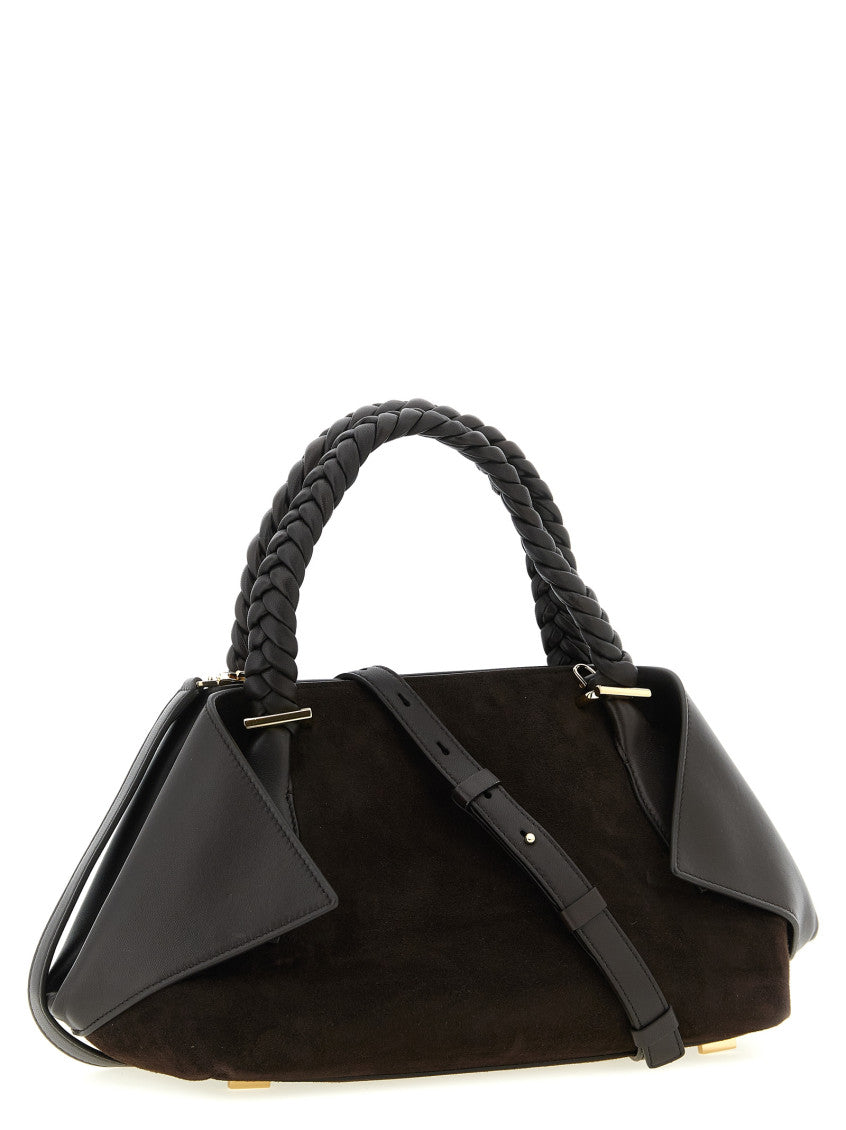 Dark Brown Scarf Satchel 2