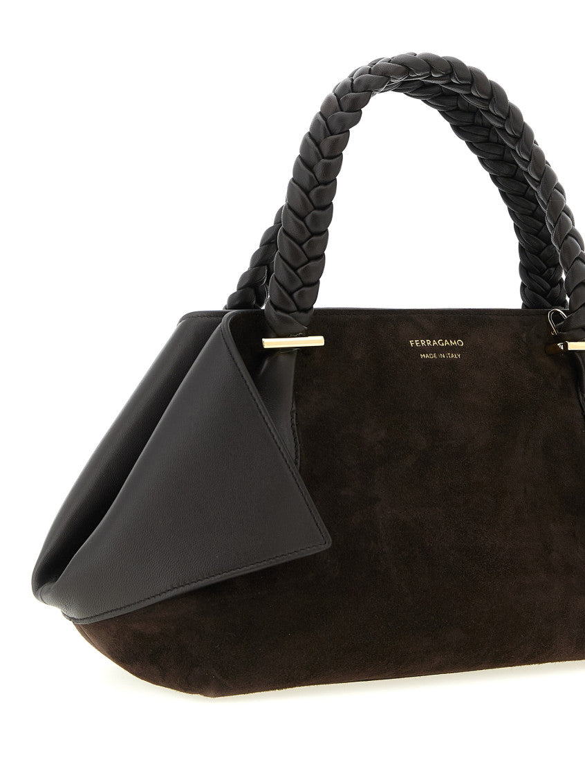 Dark Brown Scarf Satchel 3