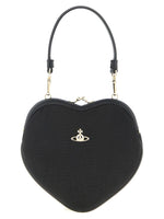 Black Belle Heart Frame Shoulder Bag 1