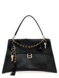 Black 'Hourglass' shoulder bag 1