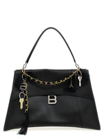 Black 'Hourglass' shoulder bag 1