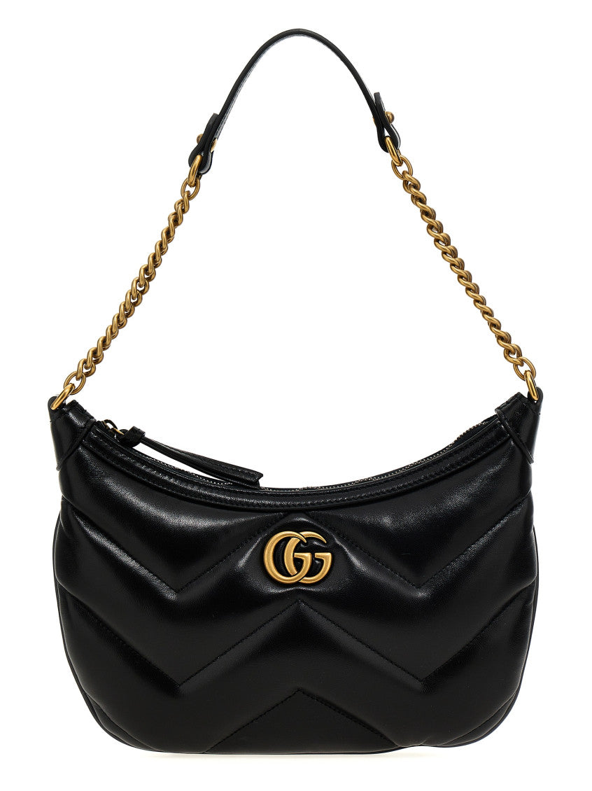 Black 'GG Marmont' small shoulder bag 1