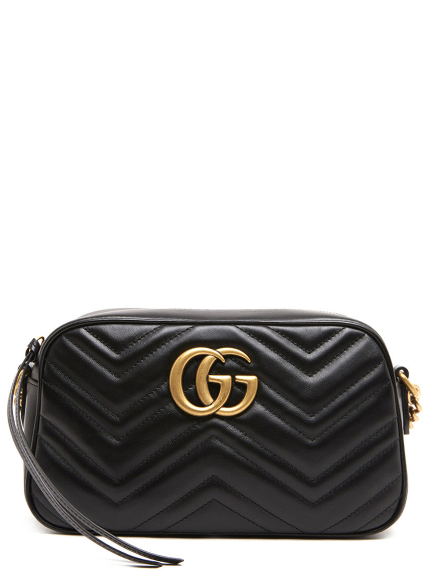 Black 'GG Marmont 2.0’ small crossbody bag 1