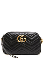 Black 'GG Marmont 2.0’ small crossbody bag 1
