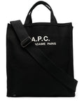 Black Cabas Cotton Tote Bag 1