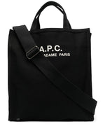 Black Cabas Cotton Tote Bag 1