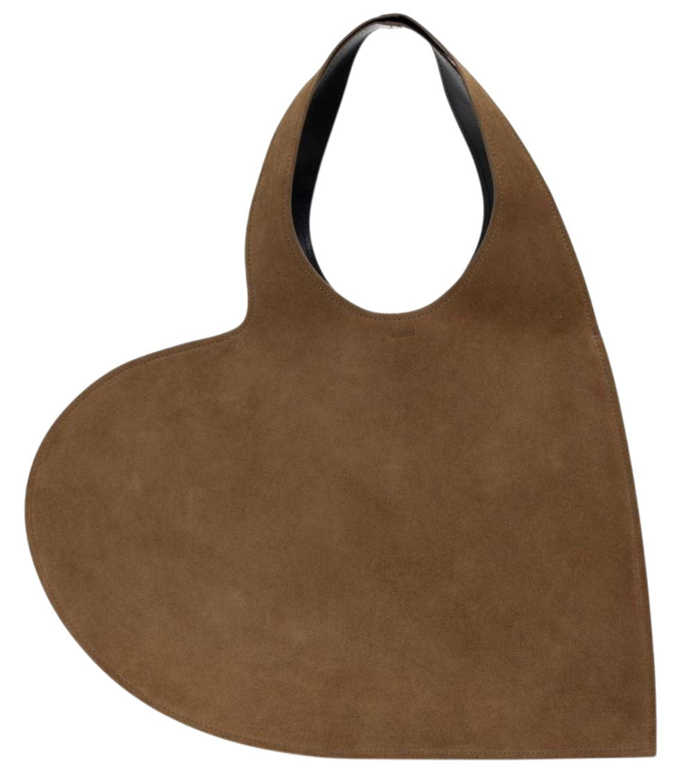 Brown Heart Large Tote 1