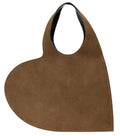 Brown Heart Large Tote 1