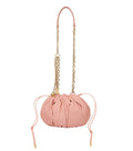 Beige Plisse Medium Shoulder Bag 1