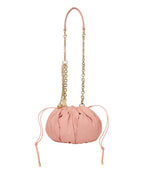 Beige Plisse Medium Shoulder Bag 1
