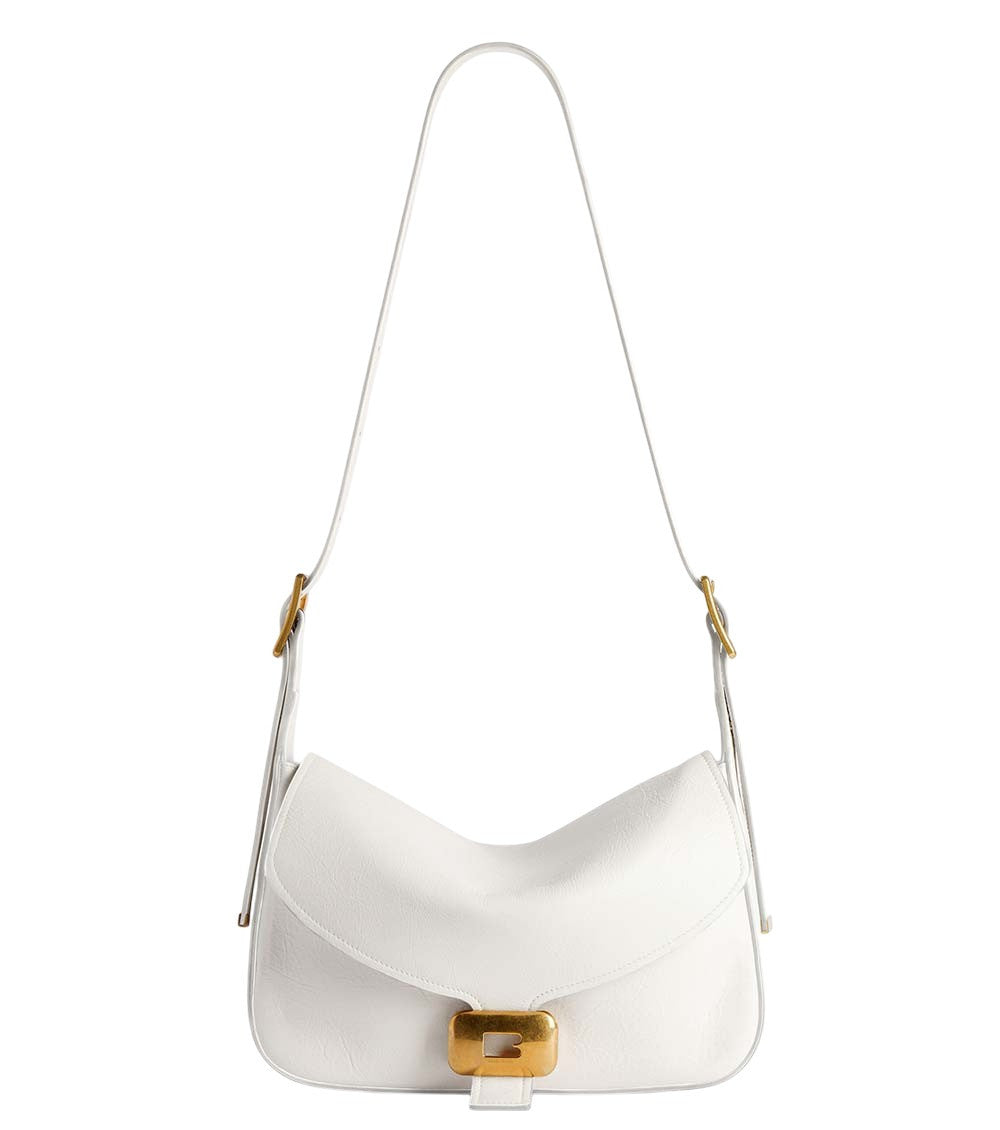 White Clicca Medium Shoulder Bag 2
