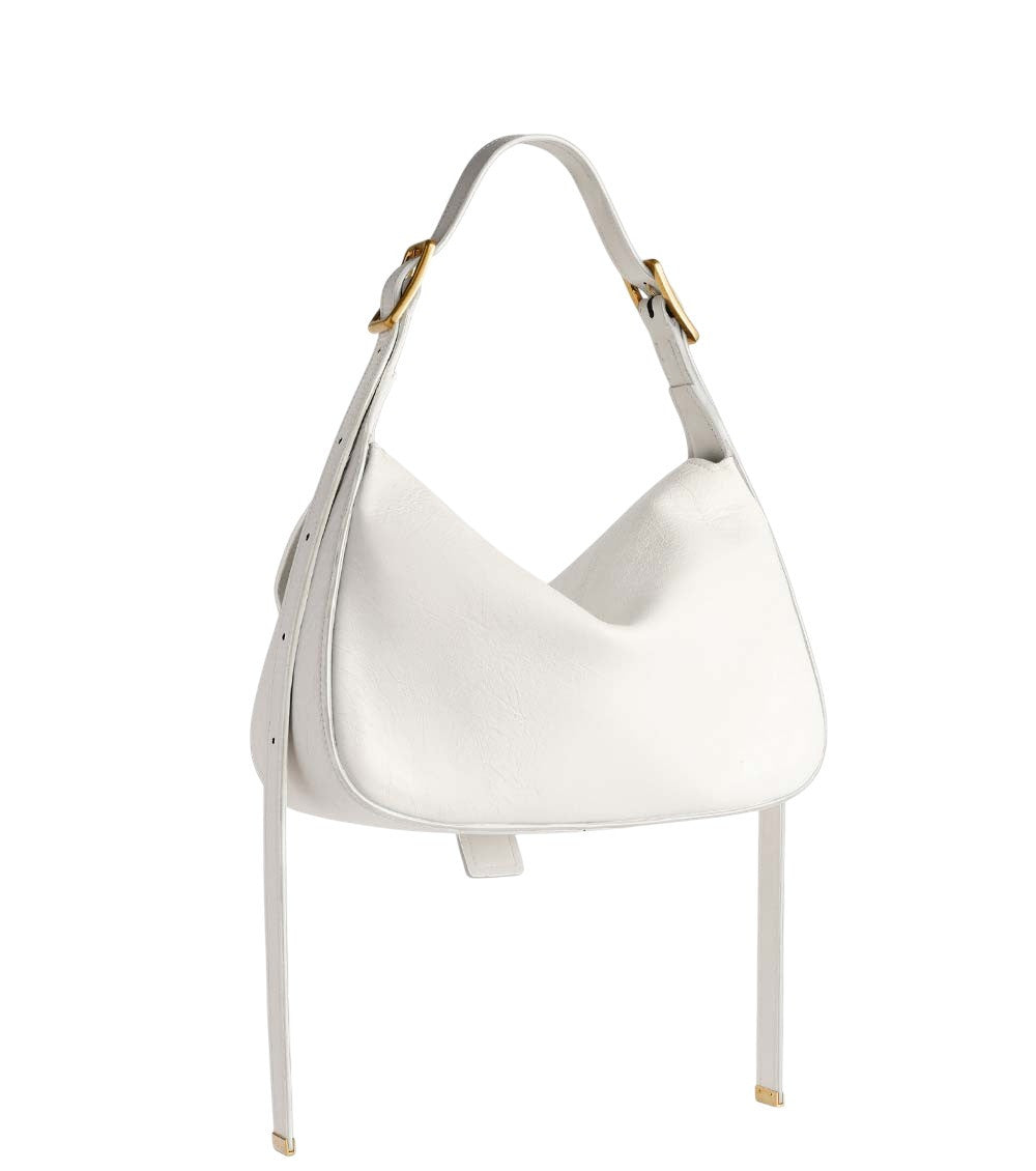 White Clicca Medium Shoulder Bag 3