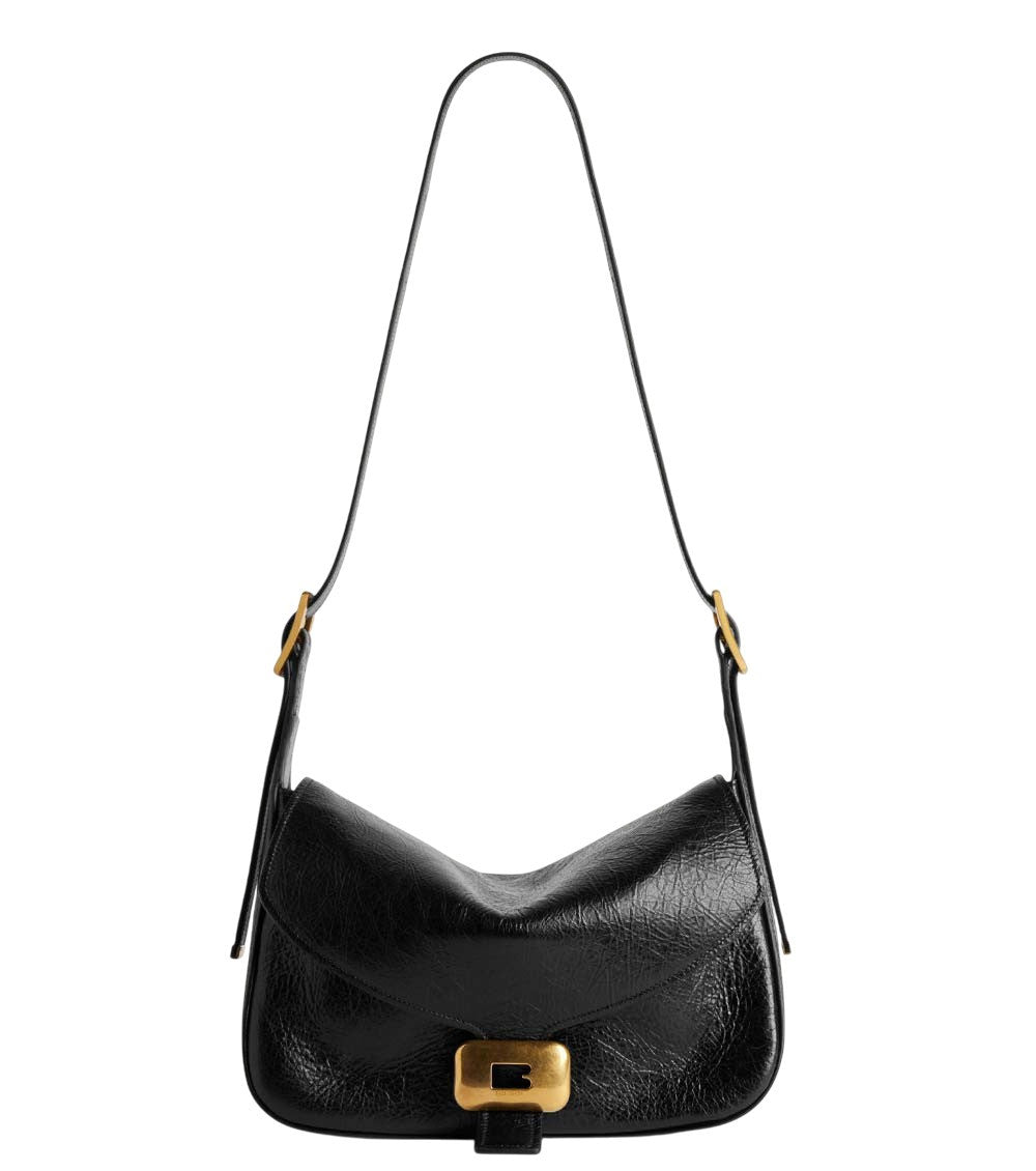 Black Clicca Medium Shoulder Bag 1