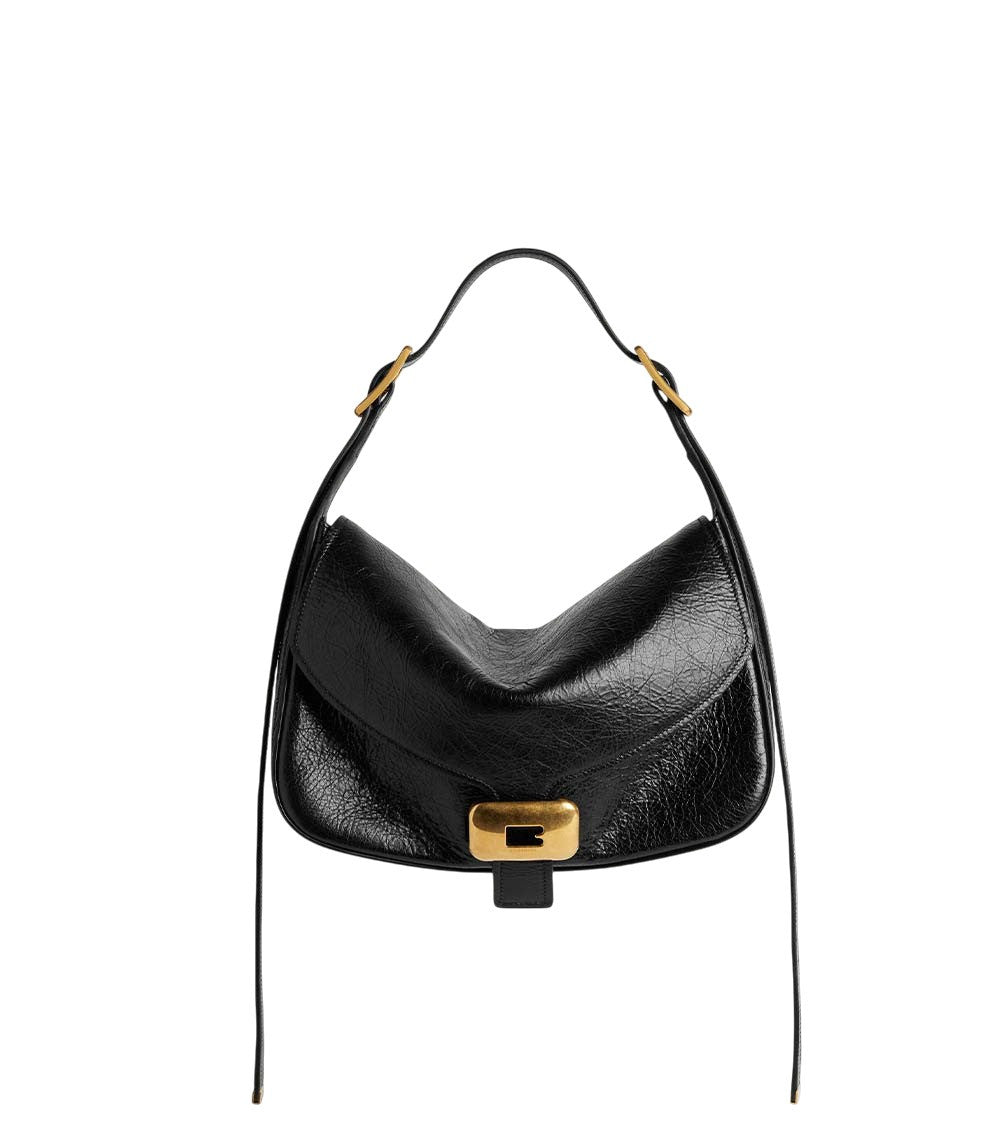 Black Clicca Medium Shoulder Bag 2