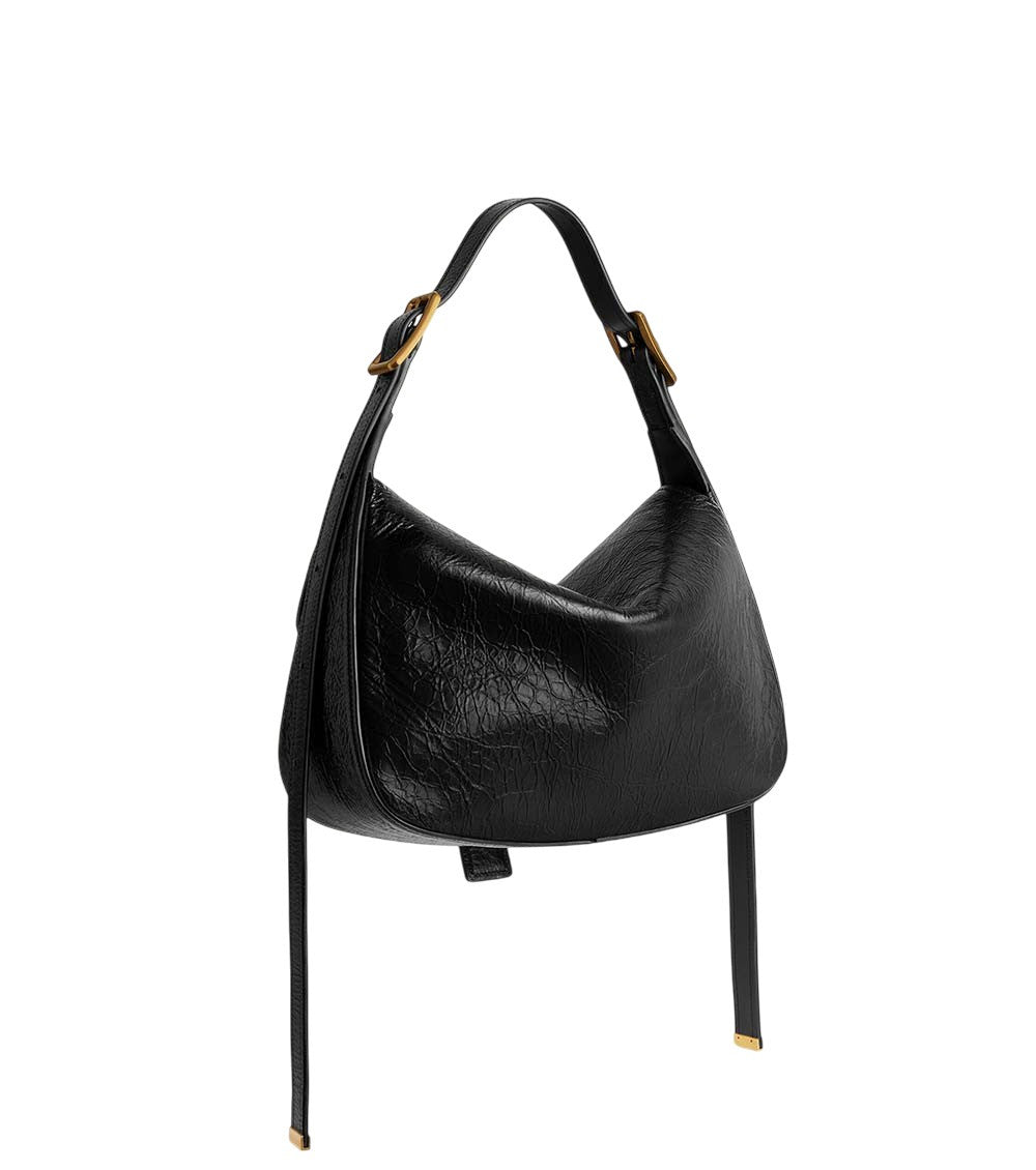 Black Clicca Medium Shoulder Bag 3